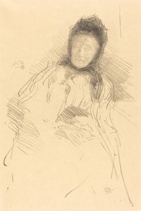 Unvollendete Skizze von Lady Haden von James Abbott McNeill Whistler