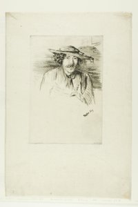 Whistler mit Hut von James Abbott McNeill Whistler