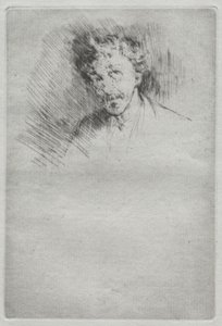 Whistler mit der weißen Locke von James McNeill Whistler