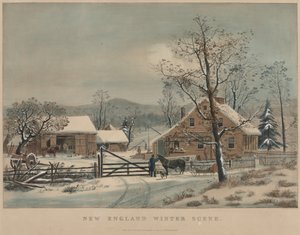 Winterlandschaft in Neuengland von James Merritt Ives