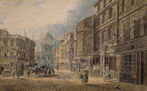 London, Old Tothull St. führt zur Westminster Abbey, 1776 von James Miller
