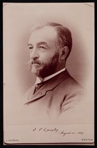 Porträt von Samuel Pierpont Langley 1834-1906, 22. August 1887