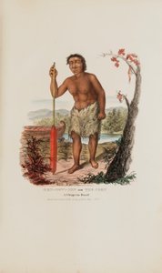 MEN-DOW-MIN oder Der Mais; Ein Chippewa-Zwerg, aus Das Aboriginal Portfolio von James Otto Lewis