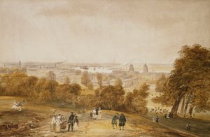 Ein Blick auf London von Greenwich