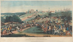 Ostermontag. 1. Den Hirsch bei Buckits Hill, Epping Forest, austreiben von James Pollard