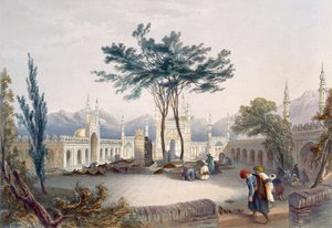 Moschee von Goolaum Hoossein Huzrut-Jee, der Große Prophet der Afghaunen, und die Gräber der Könige in Kandahar, Tafel 30 aus 