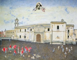 Politischer Protest, das Kloster von Sor Juana de la Cruz (1648-95), 2001