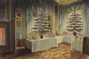 Weihnachtsbäume der Herzogin von Kent im Windsor Castle