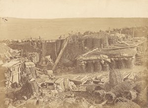Innenansicht des Redan - Russische Batterie von James Robertson