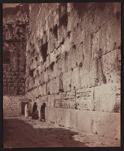 Gebetsstätte der Juden [Jerusalem. Klagemauer (Westmauer)] von James Robertson