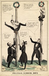 Politische Kletterjungen, veröffentlicht von J Baillie, H Bucholzer, New York, 1844 von James S. Baillie