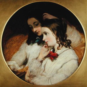 Studie von zwei Mädchen