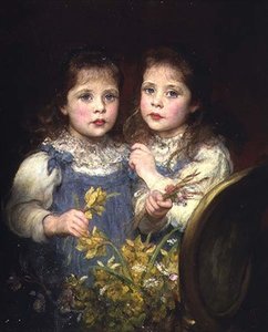 Die Zwillinge, ca. 1901 von James Sant