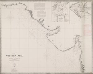 Küste von Westindien von Bombay bis Karachi, hauptsächlich aus den Vermessungen im Auftrag der ehrenwerten Ostindien-Kompanie zusammengestellt