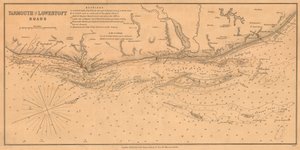 England Ostküste: Yarmouth und Lowestoft Roads von James & Son Imray
