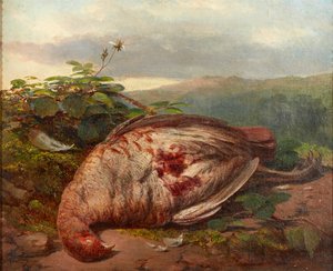 Ein Stillleben mit Wildbret von James Sr Hardy
