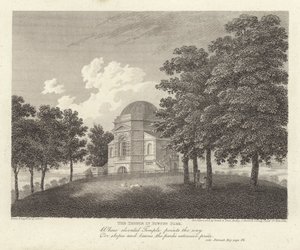 Robert Bloomfield, Dichter: Der Tempel im Euston Park von James Storer