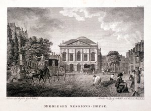 Clerkenwell Green, Finsbury, London, 1796 von James Walker