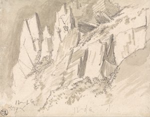 Eine zerklüftete Hügellandschaft von James Ward