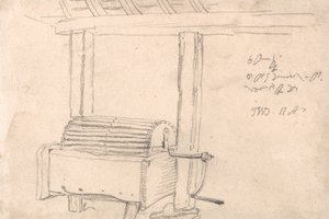 Handrollmaschine: zum Kartoffelwaschen von James Ward