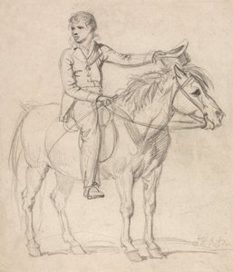 Lord Stanhope (später Earl of Chesterfield) als Junge, auf einem Pony reitend von James Ward