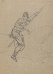 Sir Charles Blunt jagt das Wildschwein und entkommt dem Tiger: eine Studie für eines von vier Gemälden von Ward, ausgeführt 1815 von James Ward