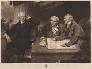 Sir Francis und John Baring und Charles Wall