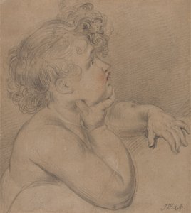 Studie aus der Natur, eines der Kinder der Wohltätigkeit für das große Bild der Waterloo-Allegorie von James Ward