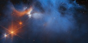 Chamaeleon I Molekülwolke von James Webb Space Telescope (NASA)