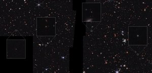 Galaxien im CEERS-Feld von James Webb Space Telescope (NASA)