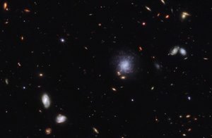 Kilonova und Heimatgalaxie von James Webb Space Telescope (NASA)