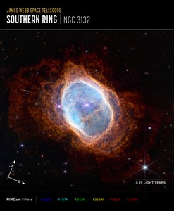 Südlicher Ringnebel von James Webb Space Telescope (NASA)