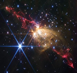 Stellar Jet in Sh2-284 von James Webb Space Telescope (NASA)