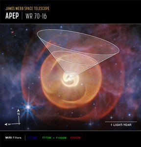 Wolf-Rayet Apep von James Webb Space Telescope (NASA)