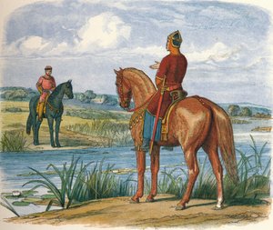 Heinrich und Stephan beraten sich über die Themse, 1153 1864