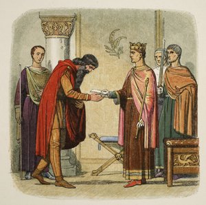 Heinrich autorisiert Dermod, Truppen zu erheben, 1170, aus 