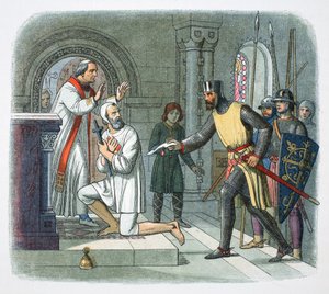 Hubert de Burgh aus dem Heiligtum in Boisars, Frankreich, 1232 1864 geholt von James William Edmund Doyle