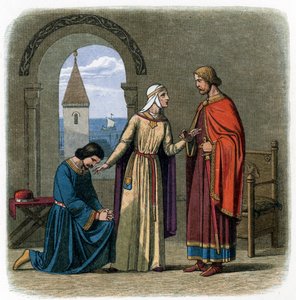 Auf den Rat seiner Mutter, Eleonore von Aquitanien, König Richard I.