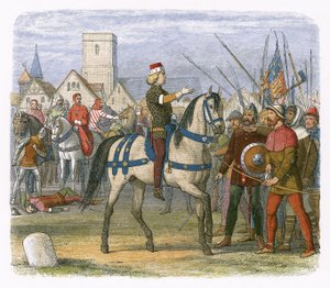 Richard übernimmt das Kommando der Rebellen im Bauernaufstand von James William Edmund Doyle