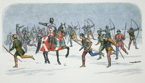 Strategem von Lord Fauconberg in der Schlacht von Towton, Yorkshire
