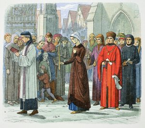 Die Herzogin von Gloucester tut Buße von James William Edmund Doyle