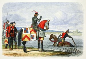 Der Herzog von Buckingham findet den Severn unpassierbar, 1483, 1864