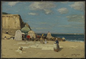 Der Strand, St. Malo, ca. 1900 von James Wilson Morrice