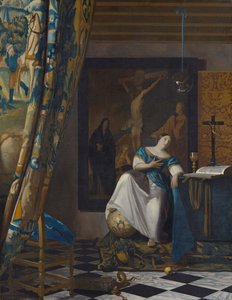 Allegorie des Glaubens, ca. 1672-74 von Jan (1632 75) Vermeer
