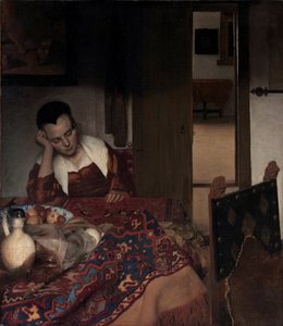 Ein schlafendes Mädchen (Gemälde von Johannes Vermeer) von Johannes Vermeer