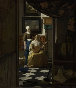 Der Liebesbrief, ca. 1669-70 von Johannes Vermeer