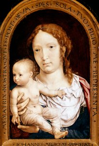 Jungfrau mit Kind. Carondelet-Diptychon von Jan (c.1472 c.1533) Gossaert