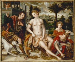 David und Bathseba von Jan (manner of) Massys