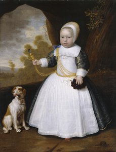 Porträt eines Jungen mit einem Hund
