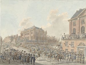 Der Einzug von Louis Napoleon in Amsterdam am 20. April 1808